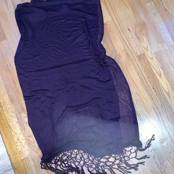 ONE STAR Deep Purple Pashmina - Picture 2 of 4